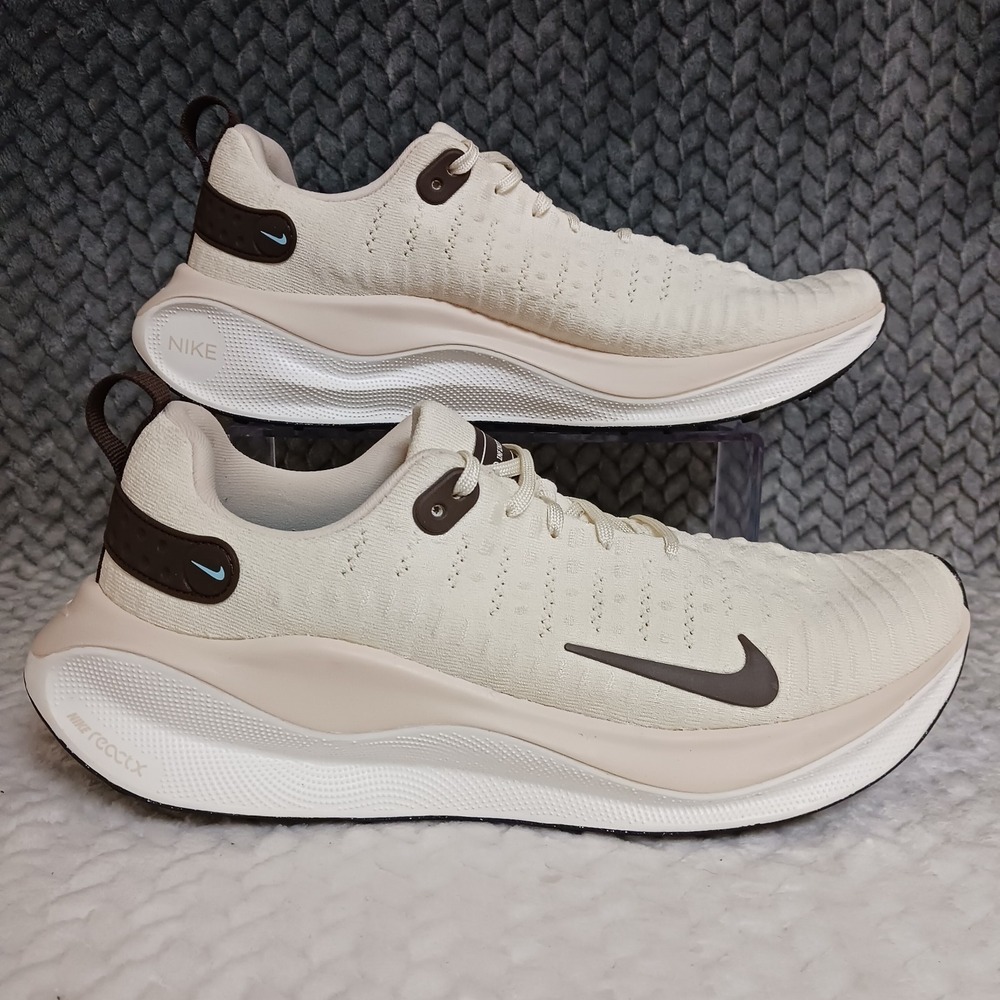Nike React Infinity Run 4 Coconut Brown Women's Walking Running Shoes Size 11.5